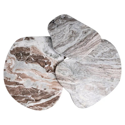 Salontafel Camino Blush beige (set van 3) by Richmond Interiors