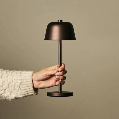 Tafellamp oplaadbaar Anton Espresso Brown by Tavellio - Amsterdam