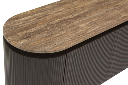 TV-meubel Russo bruin 4-deurs