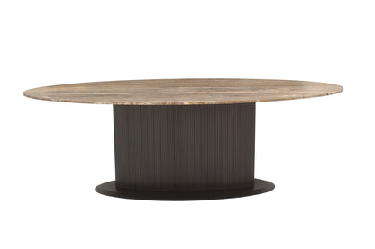 Eettafel Russo bruin ovaal 235cm