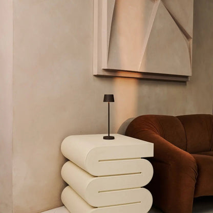 Tafellamp oplaadbaar Vondel Mini Mokka Bruin