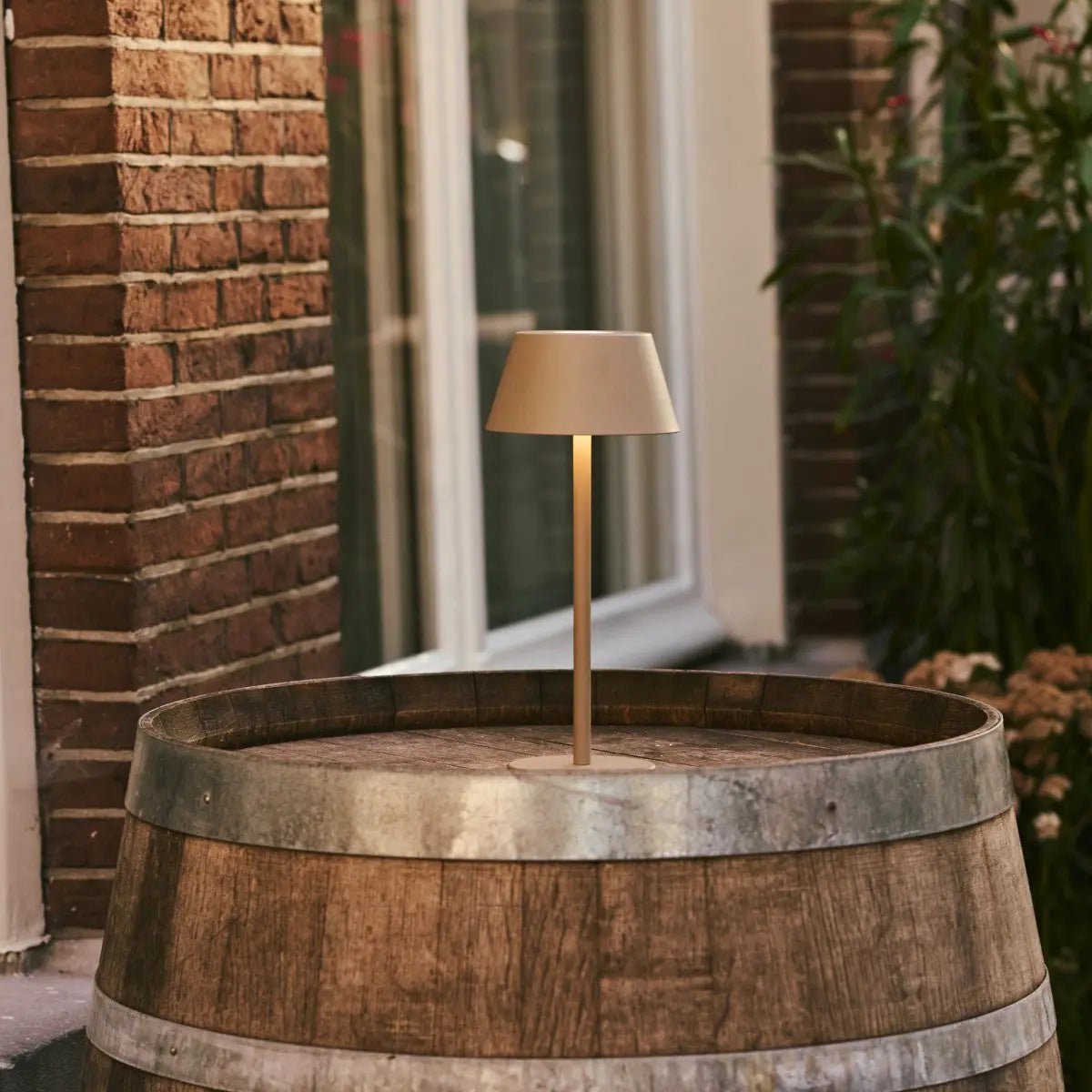 Tafellamp oplaadbaar Milou Koala Brown