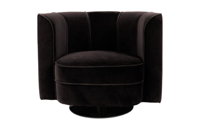 Fauteuil Flower Black by Dutchbone