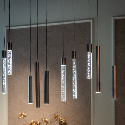 Hanglamp Oxley brons groot