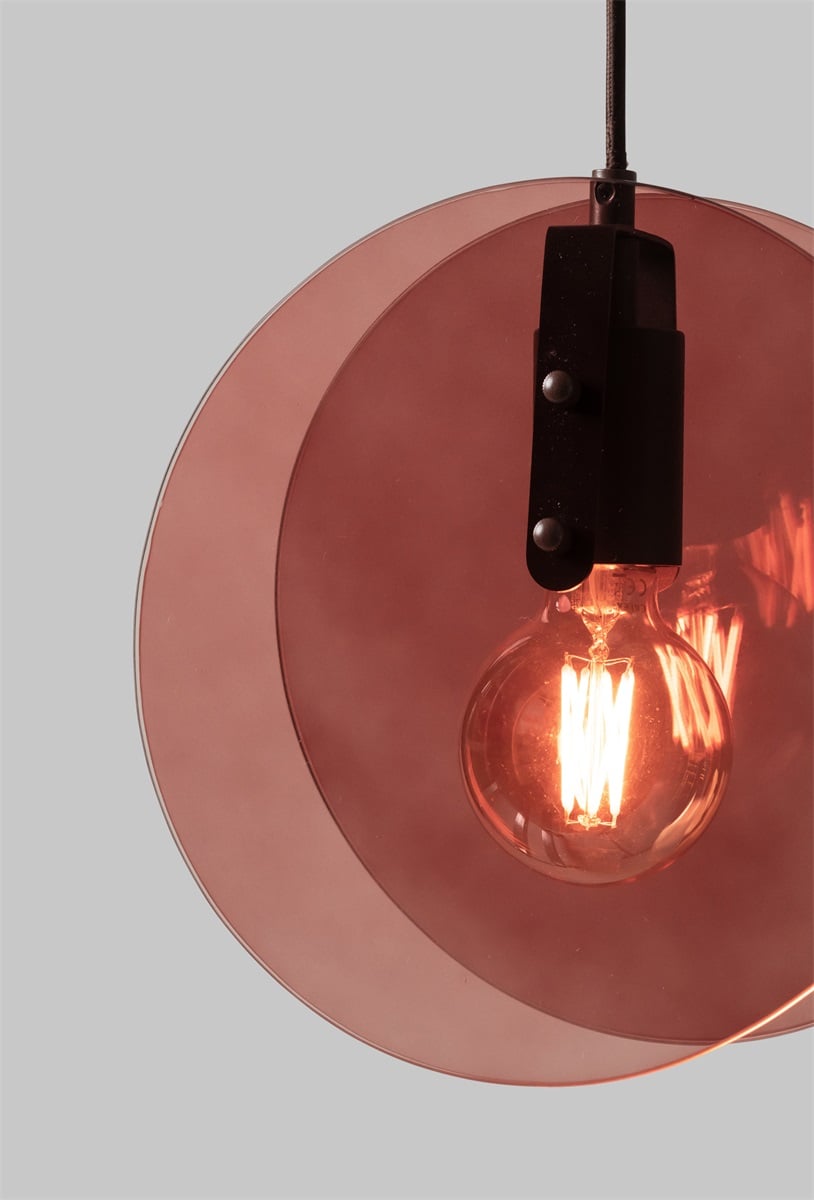 Hanglamp Toledo, bruin