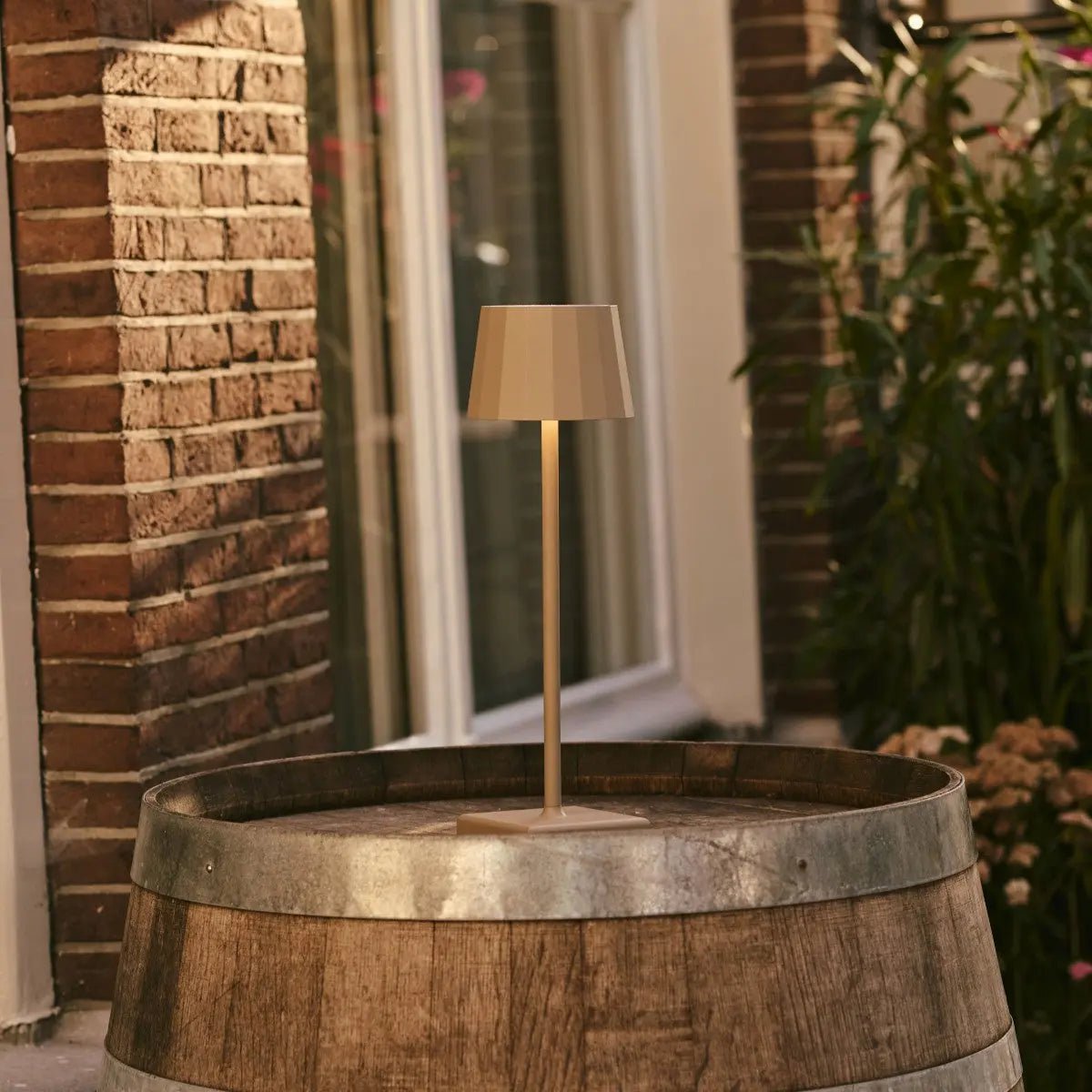 Tafellamp oplaadbaar Wouter Koala Brown