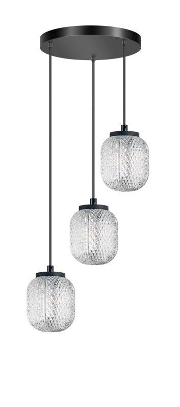 Hanglamp Kristel round 3LT