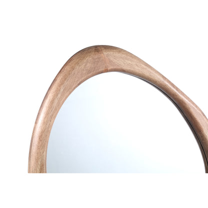 Spiegel Neelix Natural rubberwood organic S