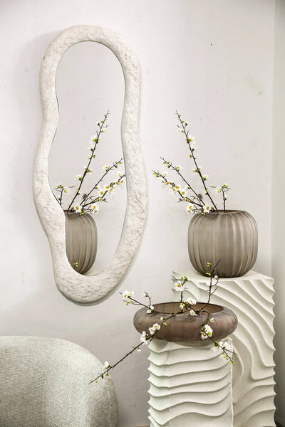 Spiegel Khowan White MGO Mix Rock Stone Look by PTMD