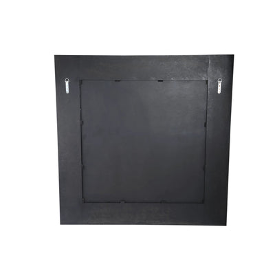 Tiess Zwarte Vierkante Spiegel Gouden Rand by PTMD