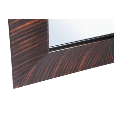 Spiegel Gezzy Brown rechthoekige spiegel by PTMD