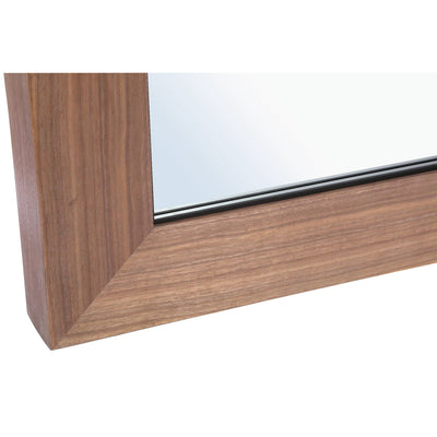 Tiess Natuurlijke Houtfineer Spiegel Rechthoek by PTMD