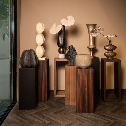 Tiess Zwarte Zuil Set Van 2 - depauwwonen