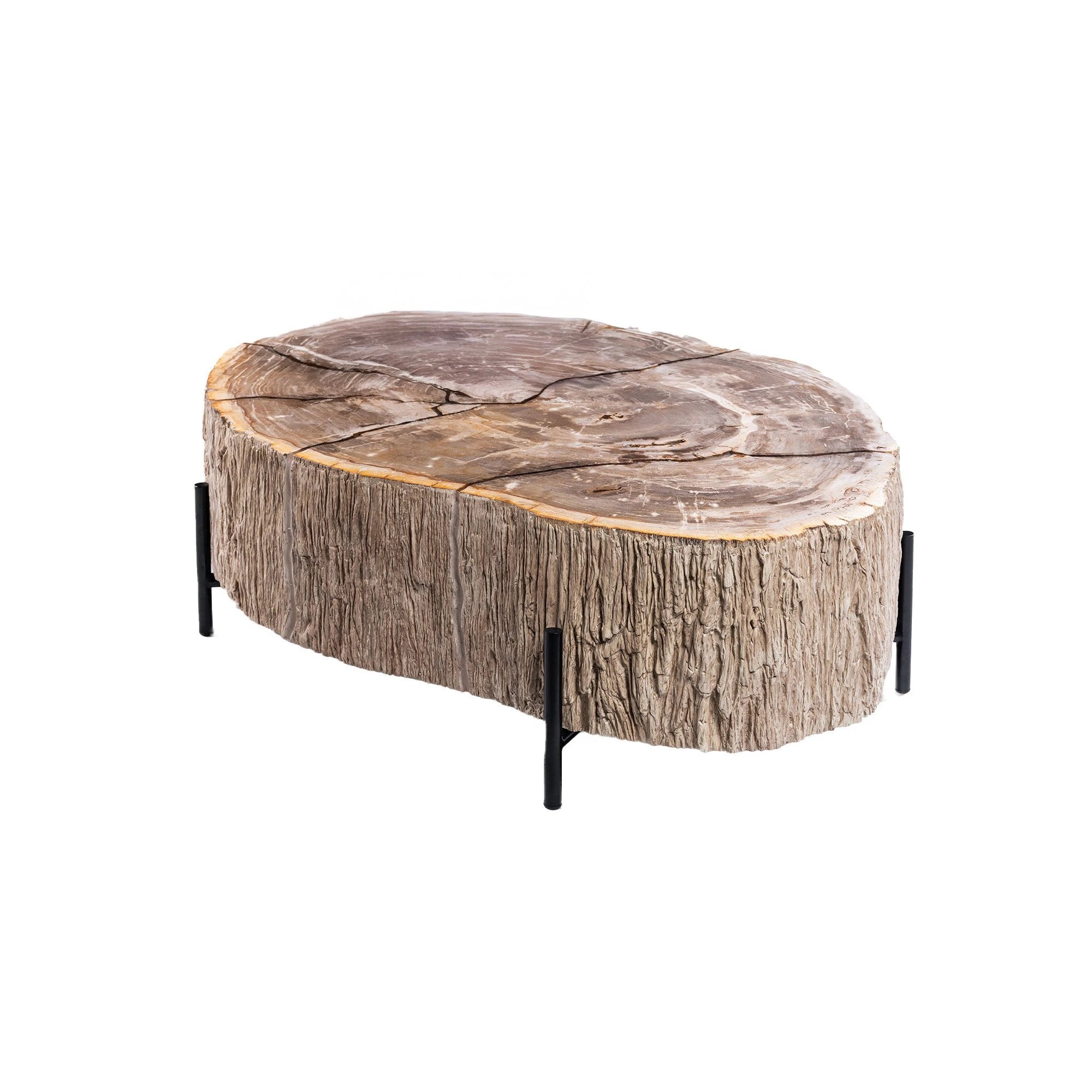 Salontafel Taly Natural versteend hout en fiberglass L by PTMD