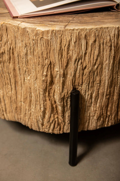 Salontafel Taly Natural versteend hout en fiberglass L by PTMD