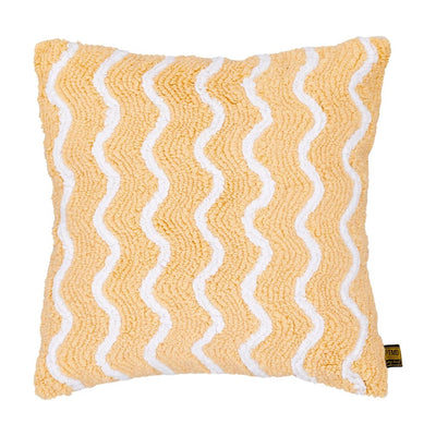 Kussen Damera geel vierkant katoen by PTMD