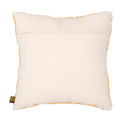 Kussen Damera geel vierkant katoen by PTMD