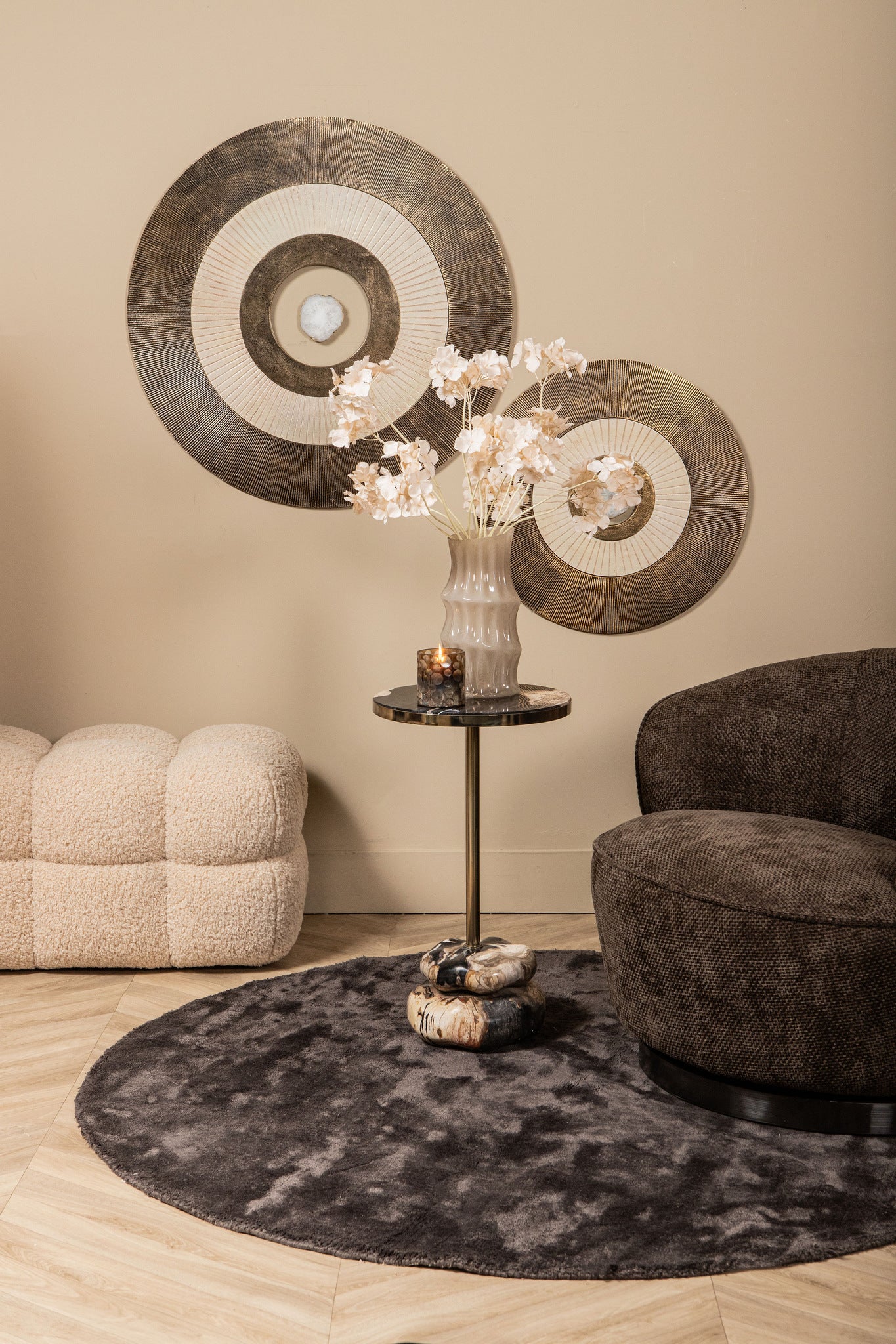 wandpaneel Jacci Gold rond S - depauwwonen