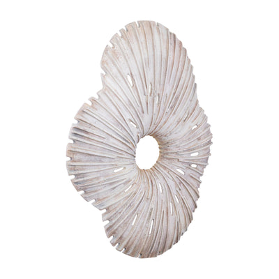 Vija Beige Gegoten Aluminium Organisch Open Wandpaneel L by PTMD