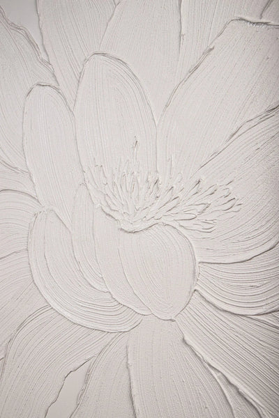 Florise Crème Ingelijst Canvas Wandpaneel Bloem A by PTMD