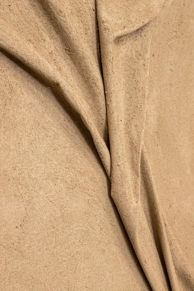 Dizze Zand Ingelijst Canvas-wandpaneel Textiele Golf L by PTMD