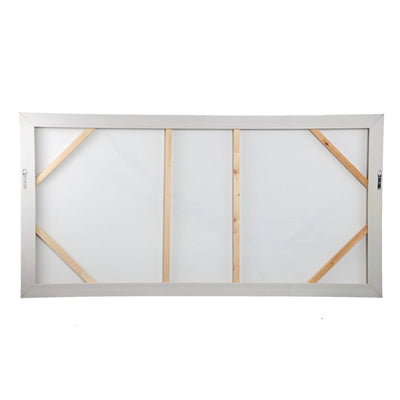 Dizze Zand Ingelijst Canvas-wandpaneel Textiele Golf L by PTMD