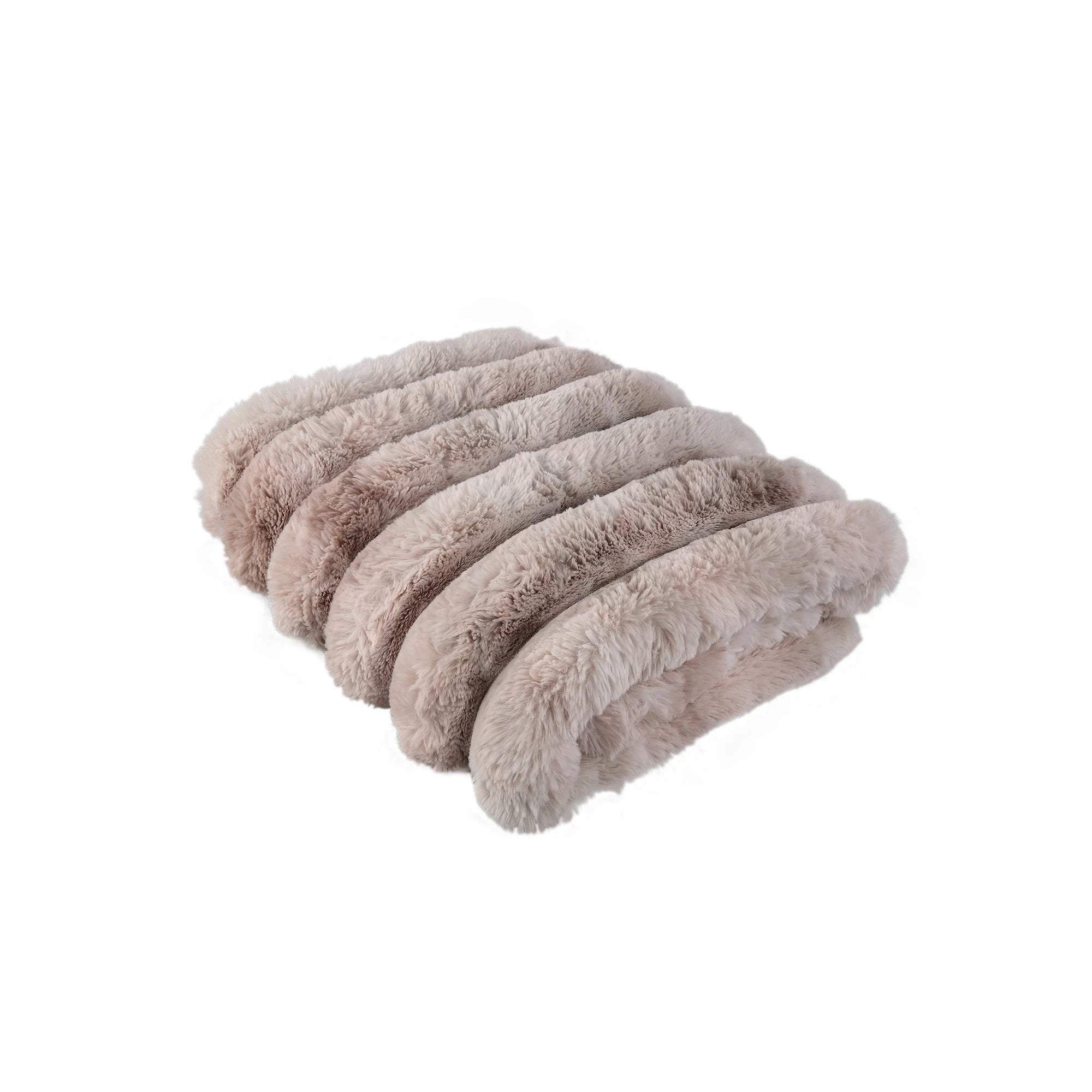 Divvo beige nepbont dikke rib geruit S by PTMD