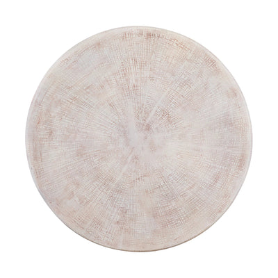 Raizo Beige aluminiumplaat getextureerd wandpaneel rond L by PTMD