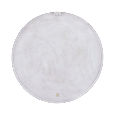 Raizo Beige aluminiumplaat getextureerd wandpaneel rond L by PTMD