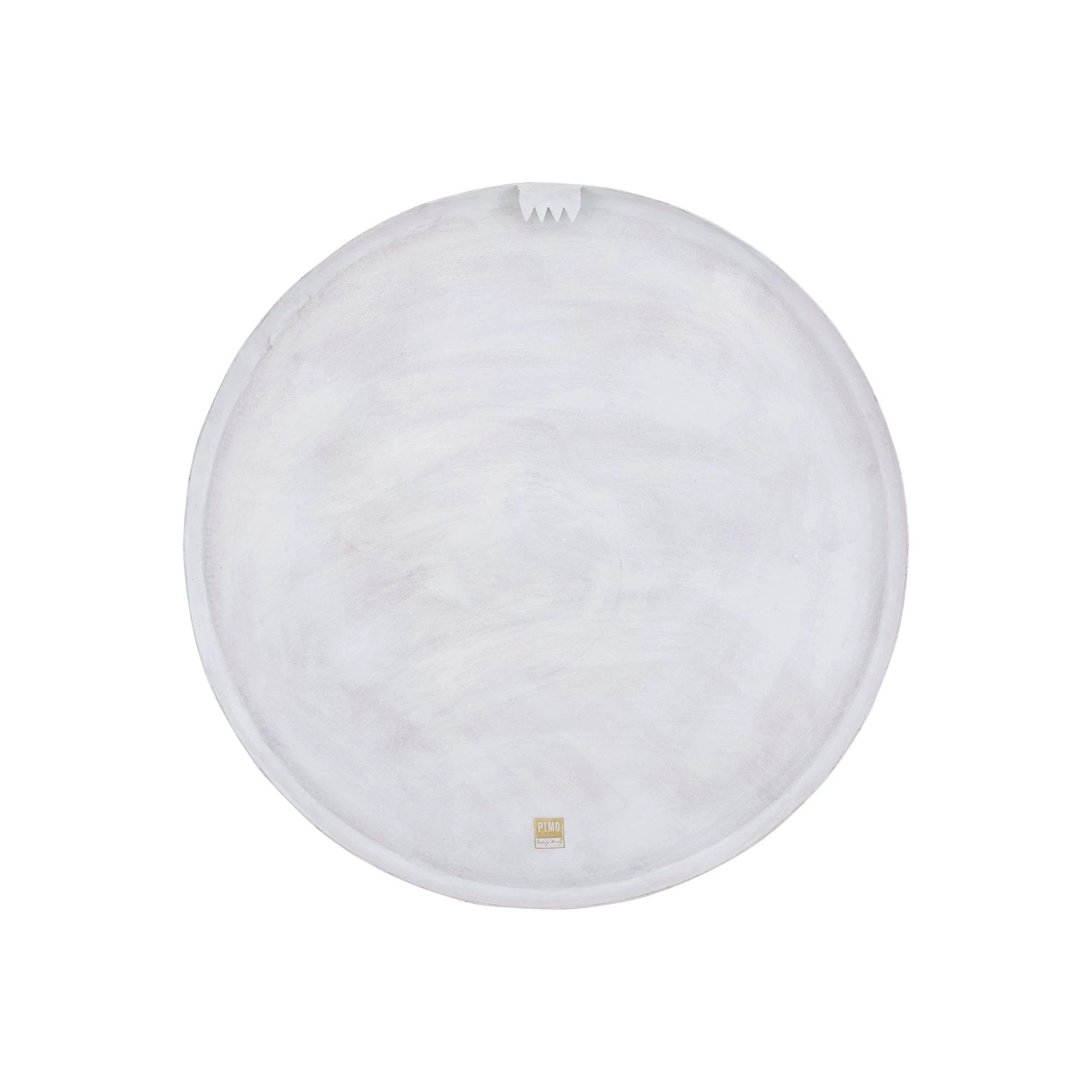 Raizo Beige Aluminiumplaat Gestructureerd Wandpaneel Rond S by PTMD