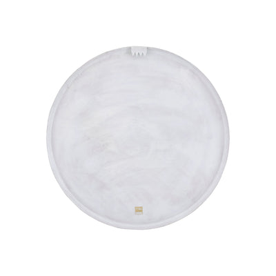 Raizo Beige Aluminiumplaat Gestructureerd Wandpaneel Rond S by PTMD