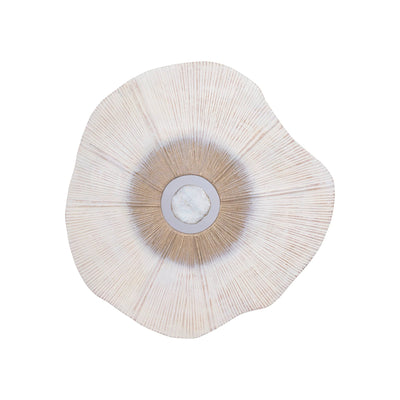 Rella Beige Gietaluminium Wandpaneel Middensteen S by PTMD