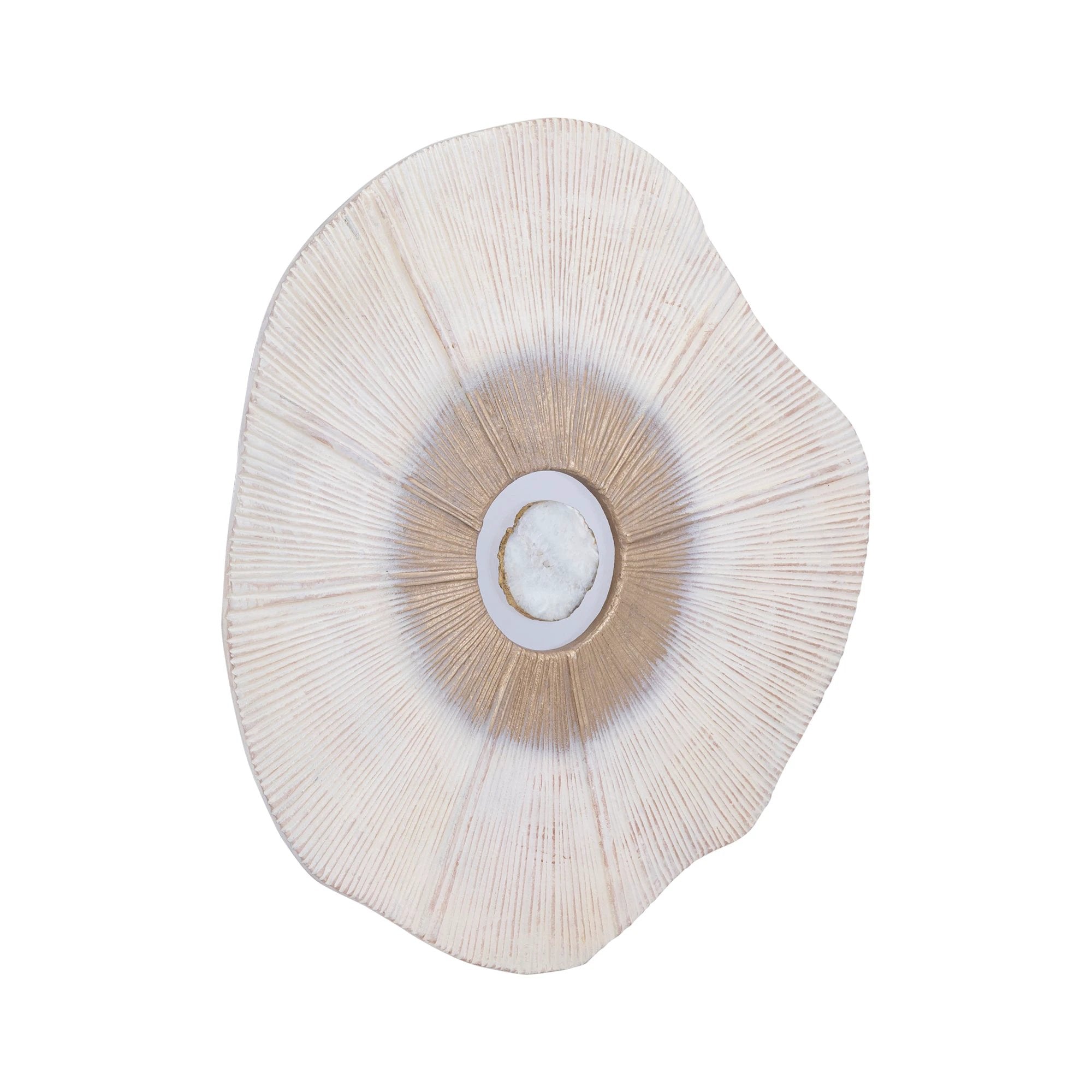 Rella Beige Gietaluminium Wandpaneel Middensteen S by PTMD