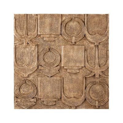 wandpaneel Saku antieke symbolen by PTMD