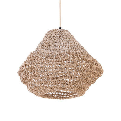 Dayo Natural Paper Rope Hanging Lamp, Closed Globe, Size S by PTMD