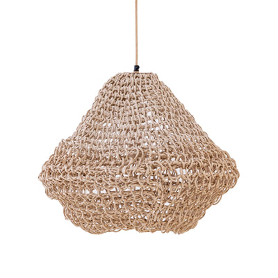 Dayo Natural Paper Rope Hanging Lamp, Closed Globe, Size S by PTMD