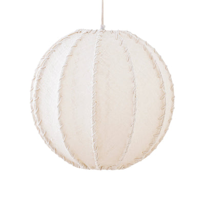 Hanglamp Myka Crème Jute Hanglamp Bol S by PTMD