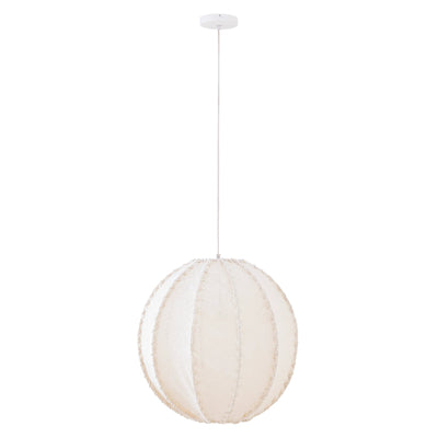 Myka Crème Jute Hanglamp Bolvormig L by PTMD