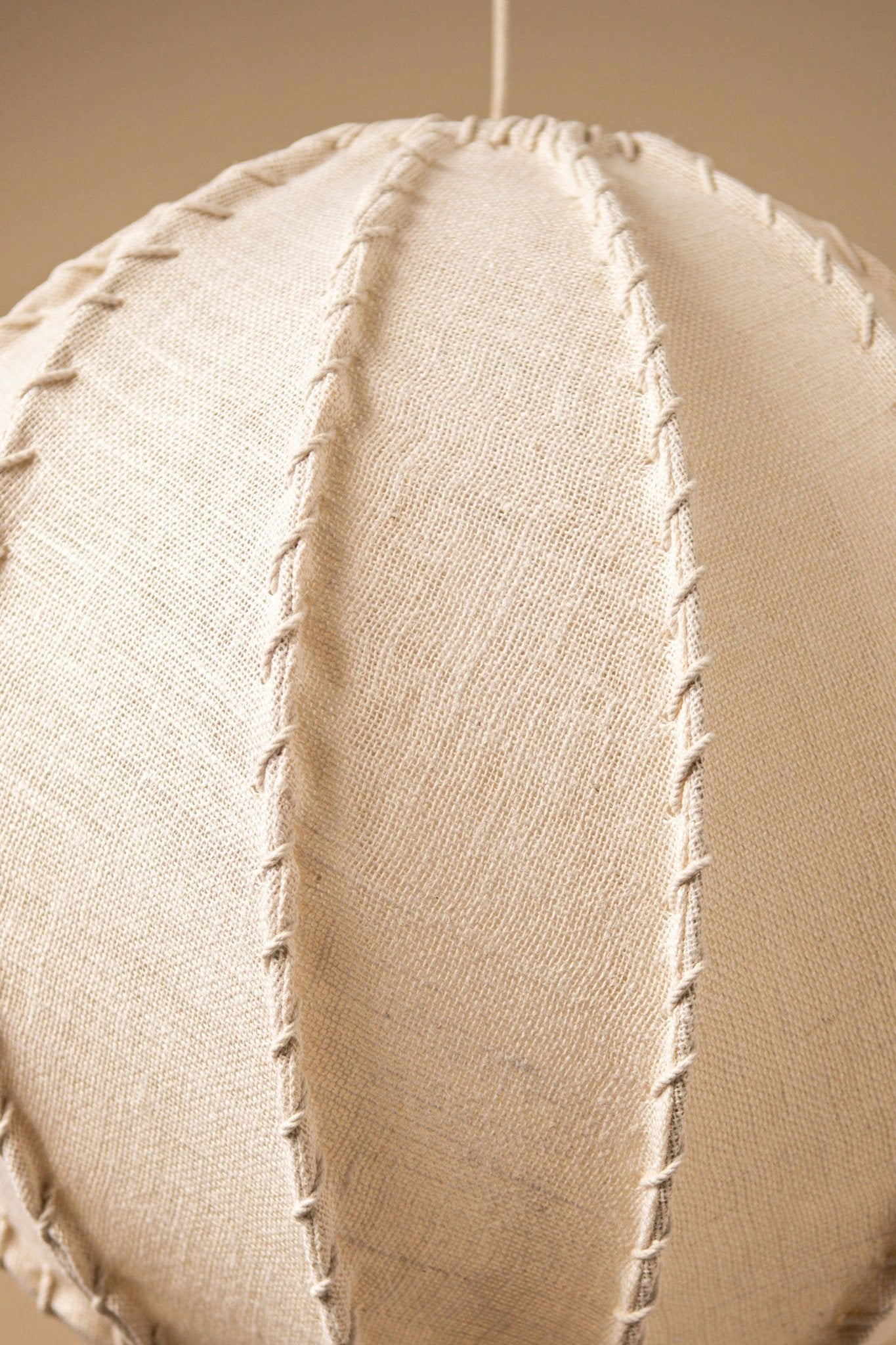 Myka Crème Jute Hanglamp Bolvormig L by PTMD