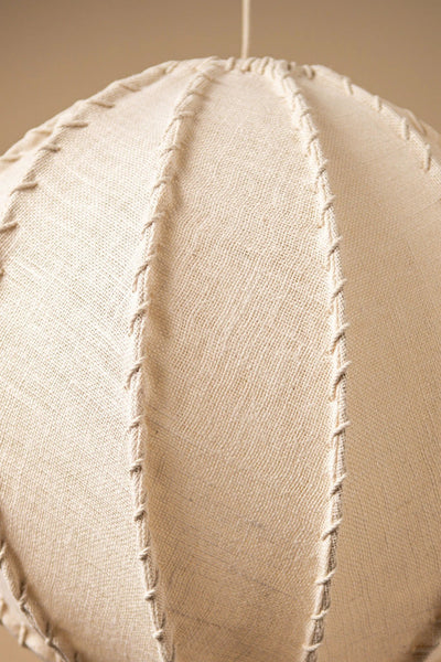 Myka Crème Jute Hanglamp Bolvormig L by PTMD