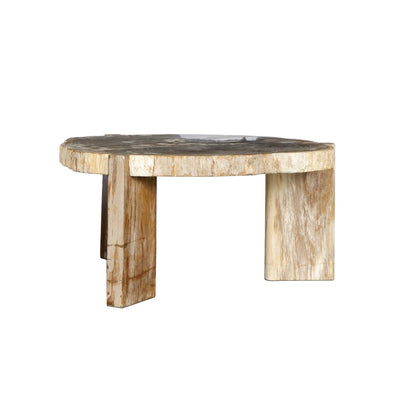 Salontafel Kayo Natural van versteend hout by PTMD
