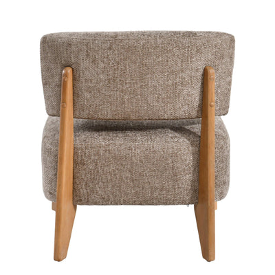 Fauteuil Vale Taupe rubberhout by PTMD