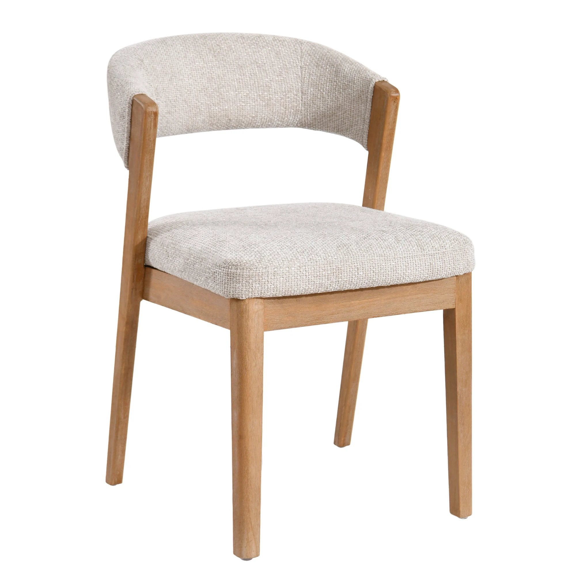 Kael Crème Fauteuil Legacy 15 Duif Rubberhout (set van 2) by PTMD