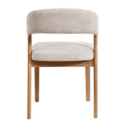 Kael Crème Fauteuil Legacy 15 Duif Rubberhout (set van 2) by PTMD