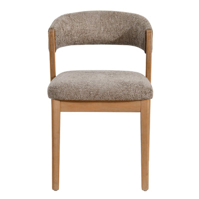 Kael Taupe Fauteuil Legacy 3 Mink rubberhout (set van 2) by PTMD