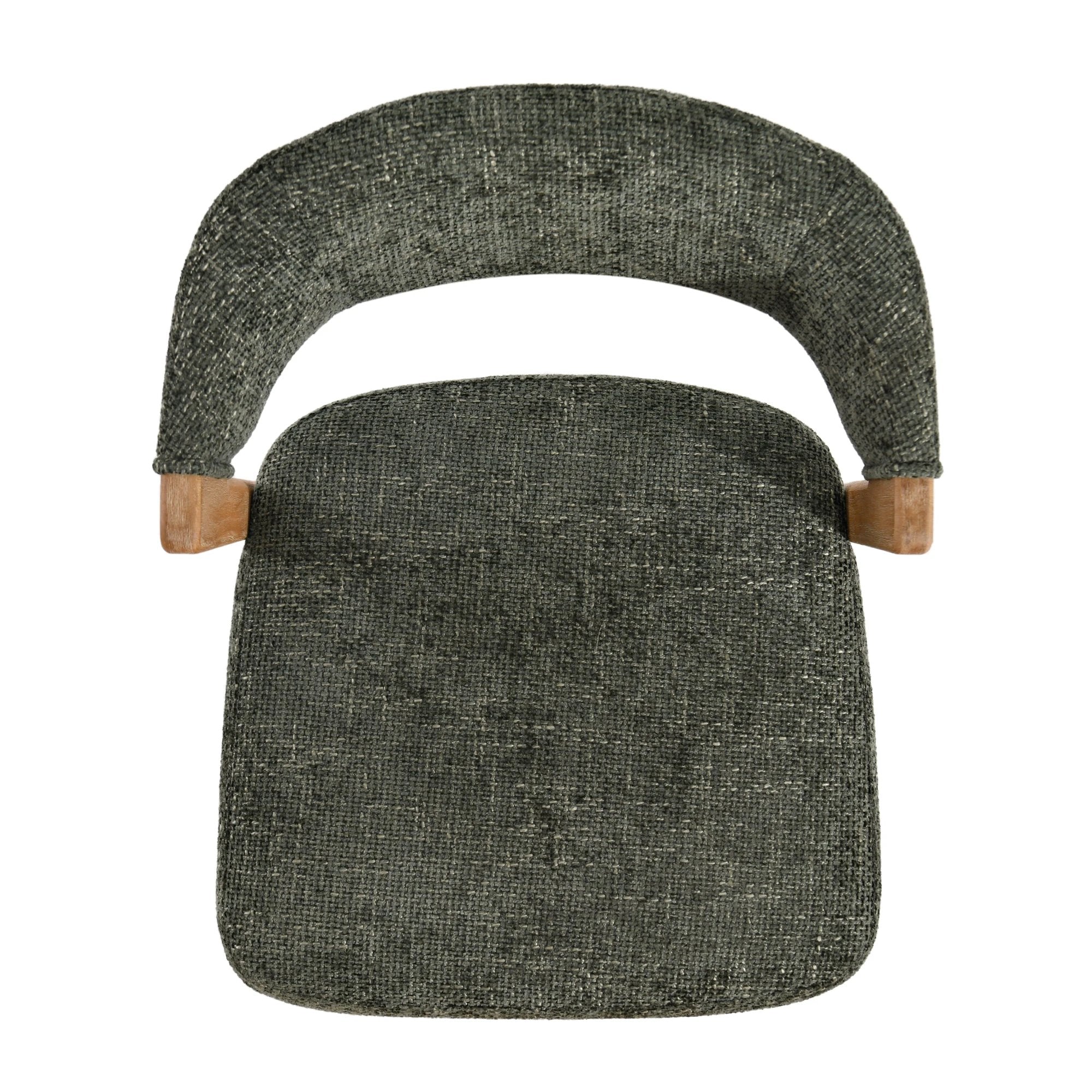 Eetkamerstoel Kael Olijfgroen Rubberhout (set van 2) by PTMD