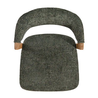 Eetkamerstoel Kael Olijfgroen Rubberhout (set van 2) by PTMD