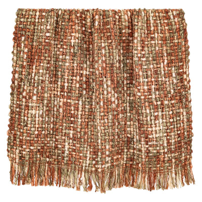 Dacy karamel plaid van gerecycled polyester by PTMD