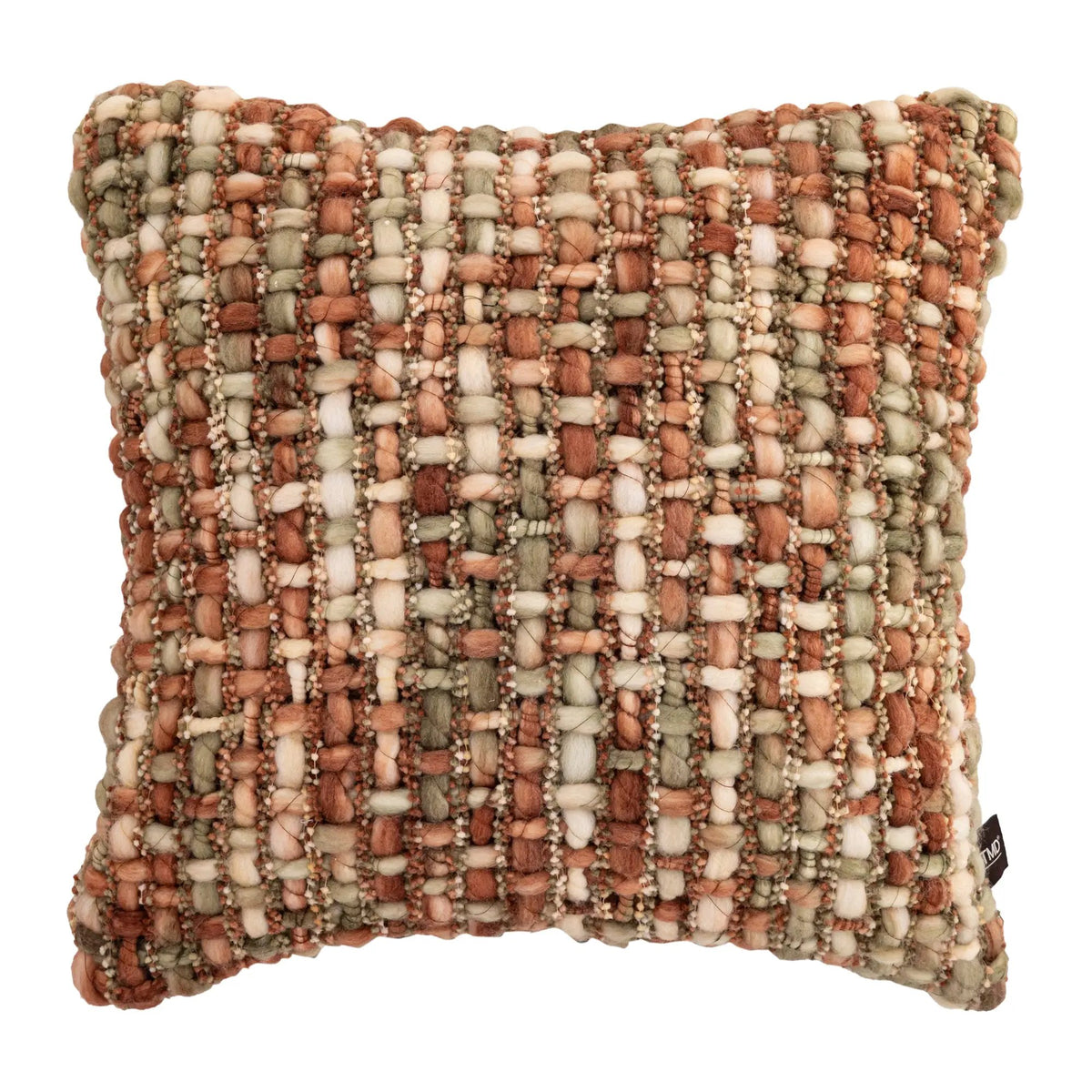 Dacy Karamel gerecycled polyester vierkant kussen by PTMD