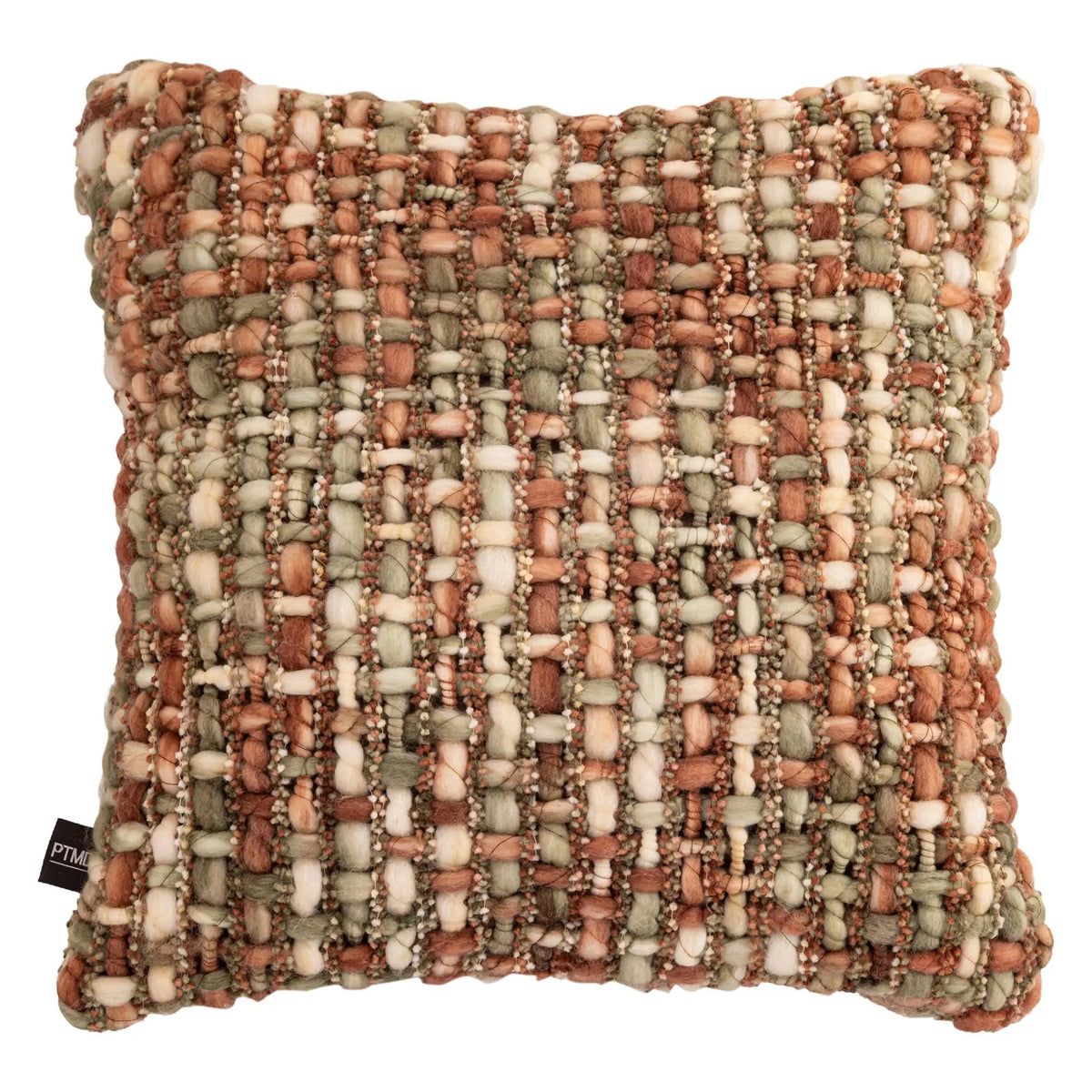 Dacy Karamel gerecycled polyester vierkant kussen by PTMD